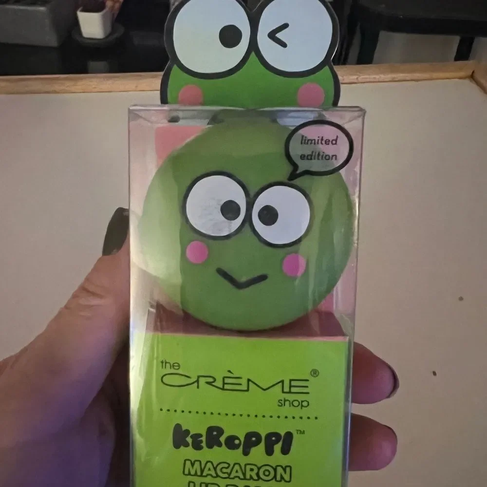 The Crème Shop Keroppi Macaron Lip Balm - Limited Edition BRAND NEW